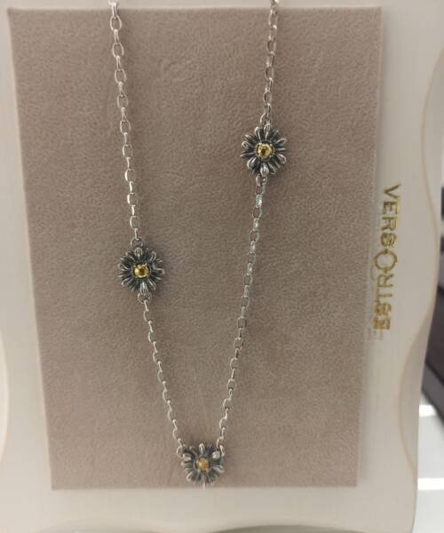 Collana estroverso argento 925%